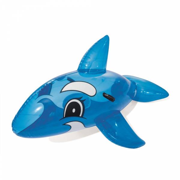 Bestway Whale Ride-On Inflatable Pool Float – 1.57m x 94cm | Assorted Colors | Ages 3+