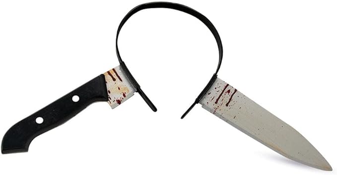 Halloween Zombie Knife Headband 349442