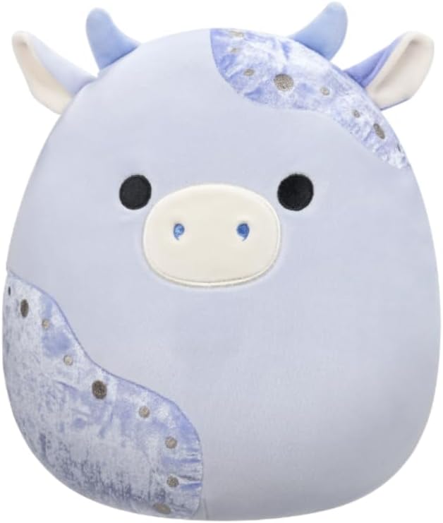 Squishmallow Velvet Marzio The Blue Cow Plush 12inch