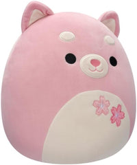 Squishmallow Sakura Setude Shiba With Flowers Plush 12inch