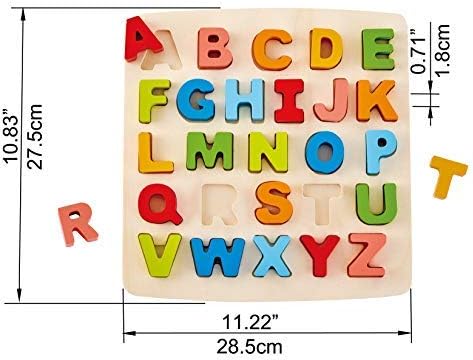 Hape Chunky Alphabet Puzzle E1551 - Colorland Toys