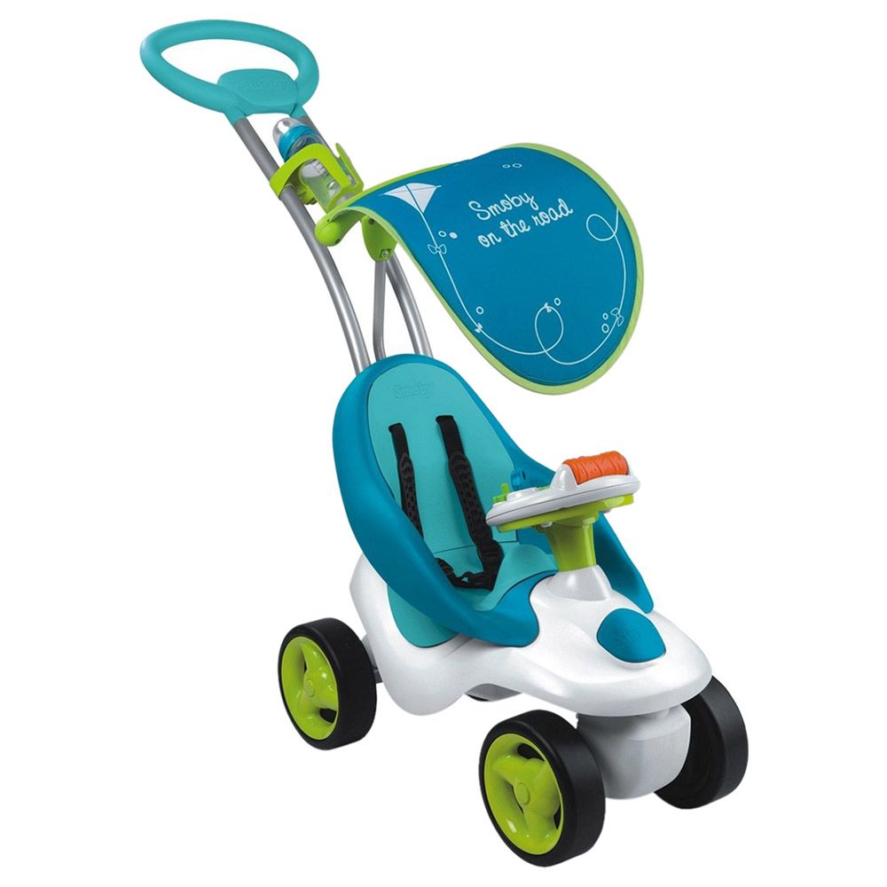 Smoby Bubble Go Blue 2 In 1 Ride On - Colorland Toys