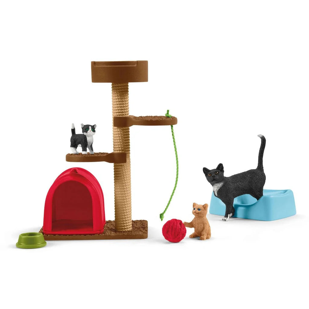 Schleich Playtime For Cute Cats 42501 - Colorland Toys
