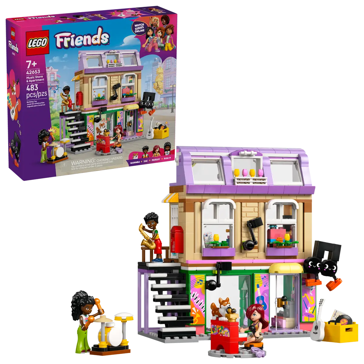 LEGO Music Store & Apartment 42653