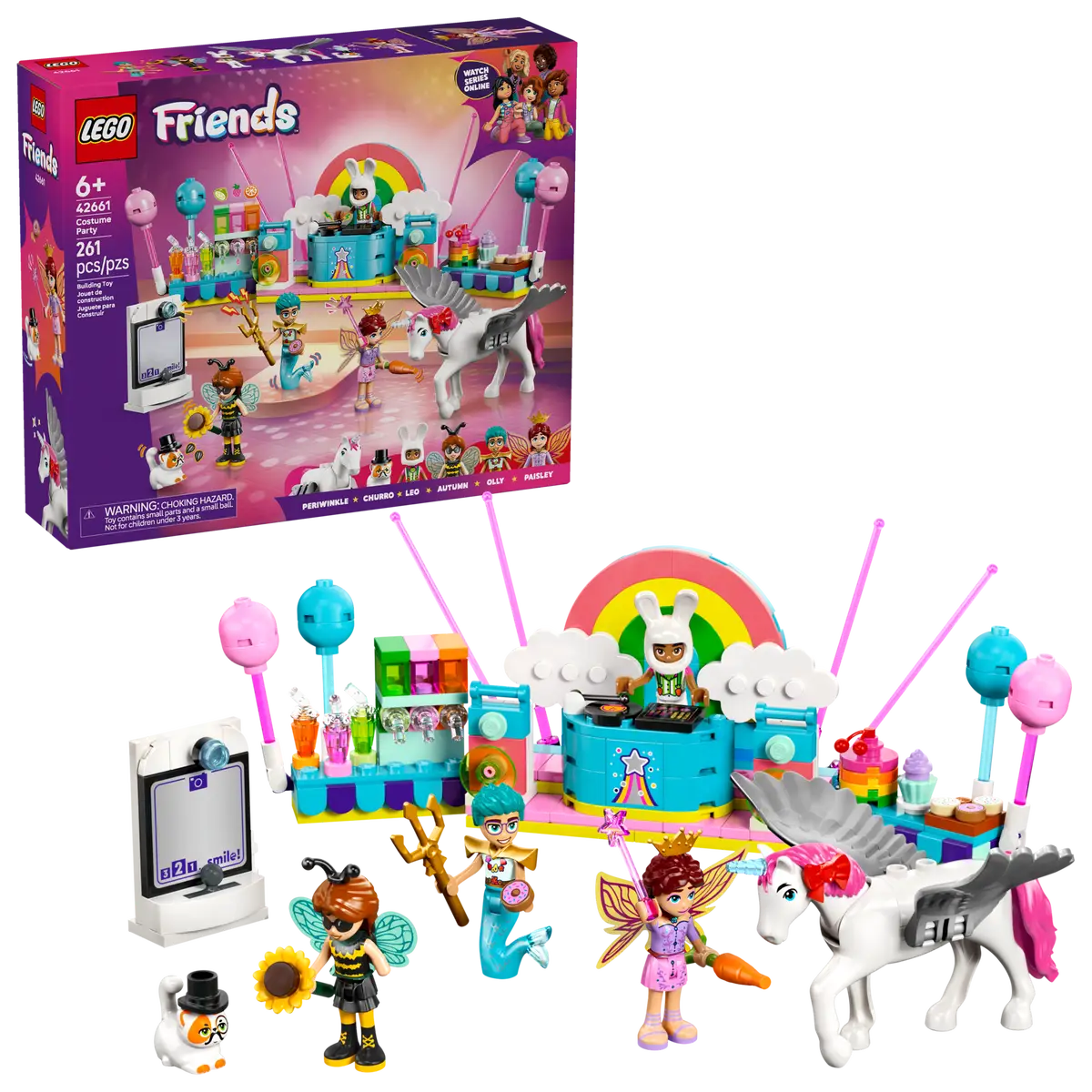 LEGO Costume Party with Unicorn & Fairy 42661