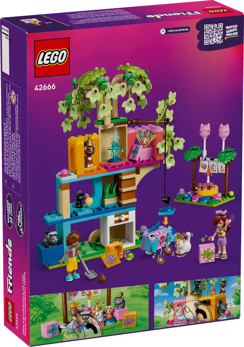 LEGO Cat Birthday Party & Tree House 42666