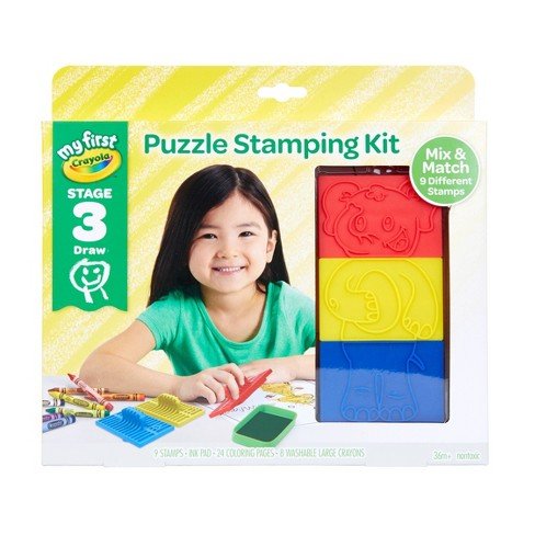 42pc My First Crayola Stage 3 Puzzle Stamping Kit 81-1466 — image 6