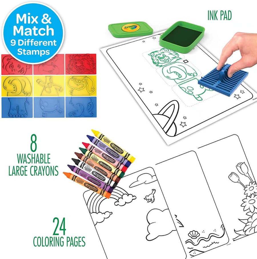 42pc My First Crayola Stage 3 Puzzle Stamping Kit 81-1466 — image 4