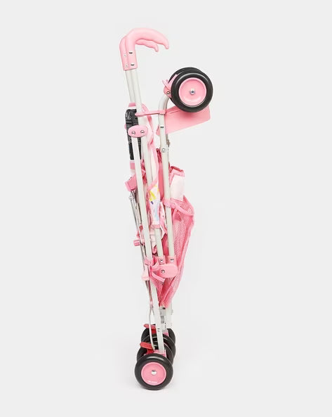 Dolls World Deluxe 4 Wheel Folding Stroller 78700