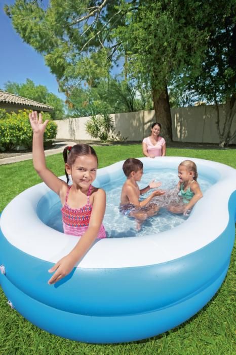 Bestway The Big Lagoon Family Pool 87x62x18 inch 54117 - Colorland Toys