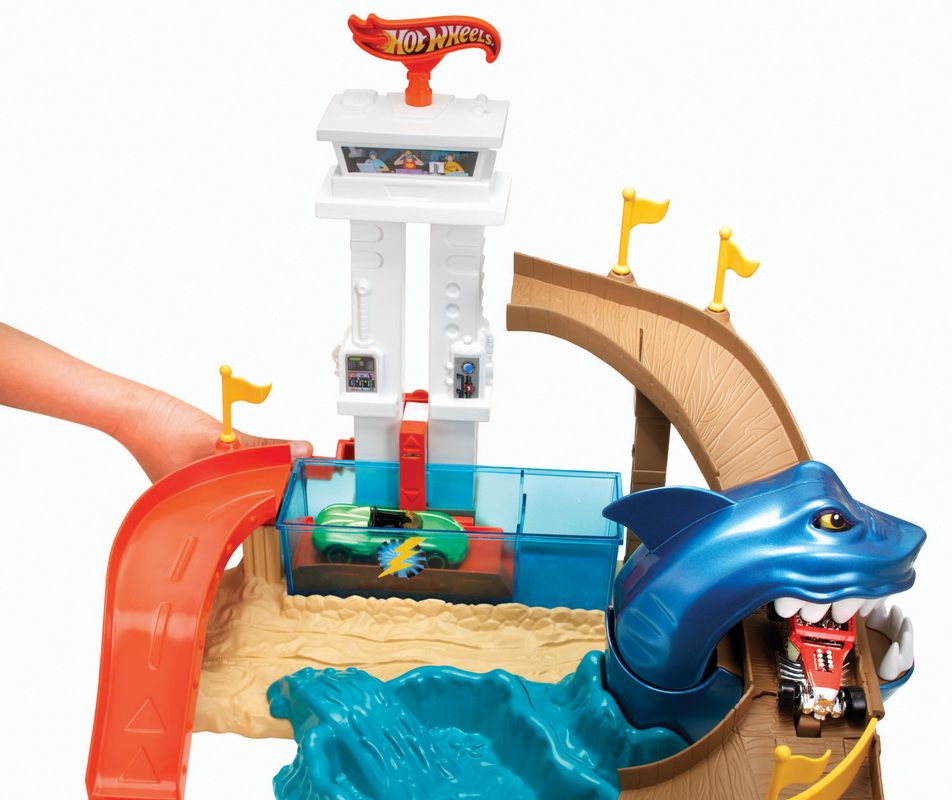 Hot Wheels City Colour Shifters Sharkport Showdown Playset BGK04 - Colorland Toys