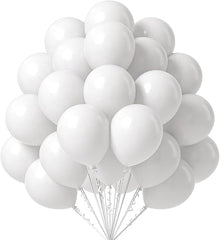 Decorative Balloons White 50pcs TR126050