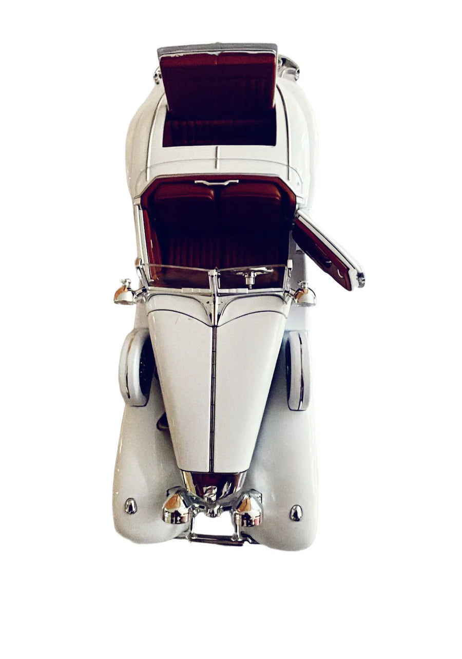 Pullback Mercedes-Benz 500K Die-Cast Model – 1:18 Scale | Vintage Classic Car