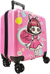 Kids Luggage Bag 18-Inch Pink TBT2204KIDP853 - Colorland Toys