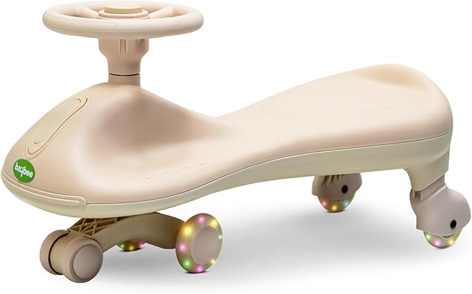 Premium Swing Car With Light & Music Pink MN072