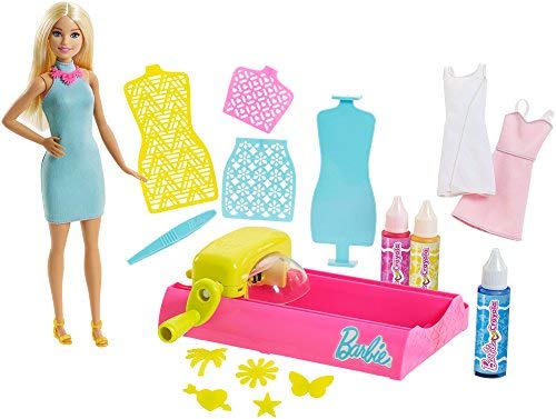 Barbie Crayola Color Magic Station Doll & Playset, Blonde For Girls - Colorland Toys