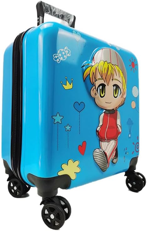 Kids Luggage Bag 18-Inch Blue TBT2204KIDS853 - Colorland Toys
