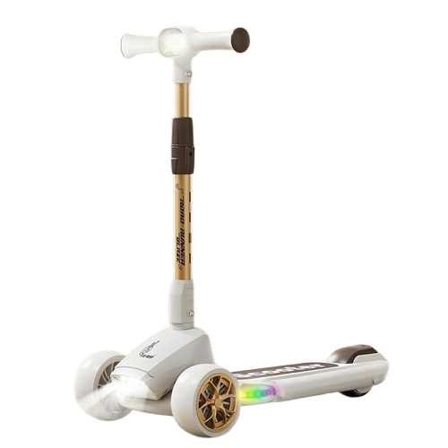 Kids Scooty White/Gold ST8106
