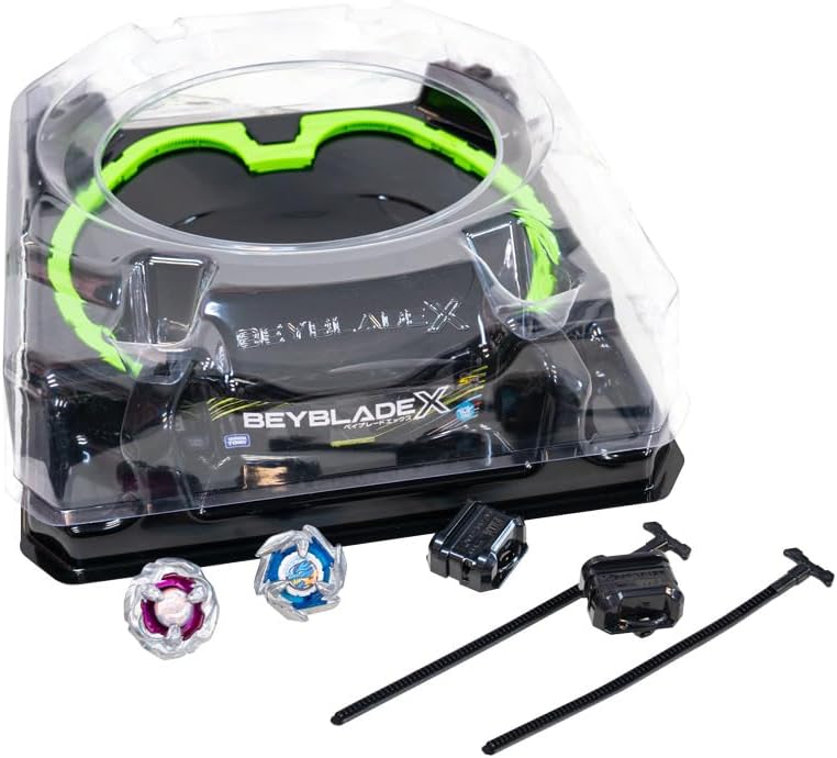 Beyblade X Xtreme Battle Set – Beystadium, 2 Launchers &amp; Tops Included – Model TP9588