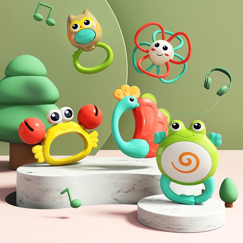 Hola Animal Orchestra Rattle - Crab E318B-3 — image 4