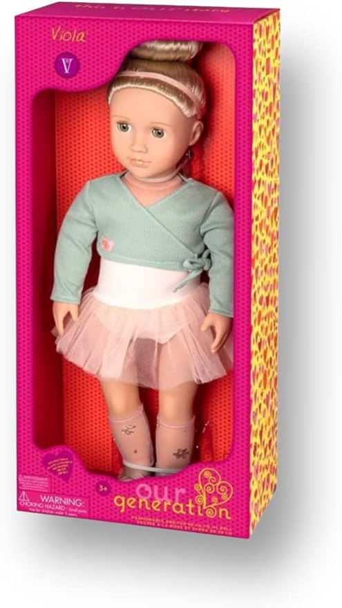 Our Generation Viola Ballet Doll With Green Shrug