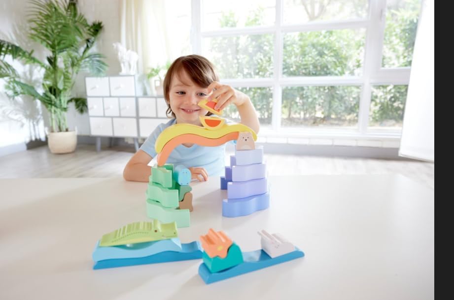 Hape Nature Scene Stacking Blocks E0499 - Colorland Toys