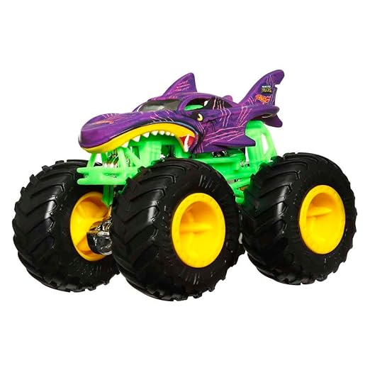 Hot Wheels Monster Trucks Color Shifters Shark Wreak