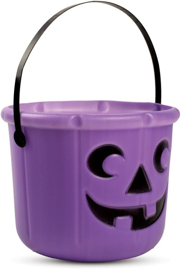 Spooky Halloween Pumpkin Candy Bucket — image 1