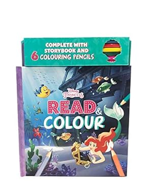 Igloo Books Disney Princess Ariel: Read & Colour 527020