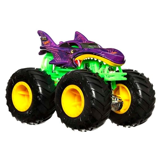 Hot Wheels Monster Trucks Color Shifters Shark Wreak