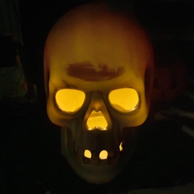 Halloween Giant Light Up Skull 349348