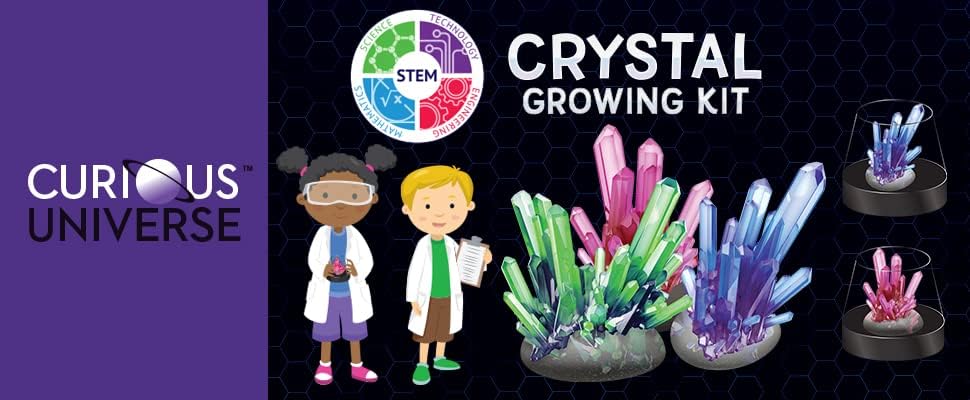 Curious Universe Crystal Growing Kit HBM00127 - Colorland Toys