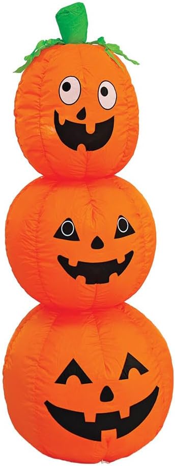 Halloween Inflatable Pumpkin Stack 348543