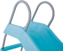 Intex Freestanding Outdoor Slide Set – Light Blue, Alloy Steel Frame, for Kids Ages 3–10