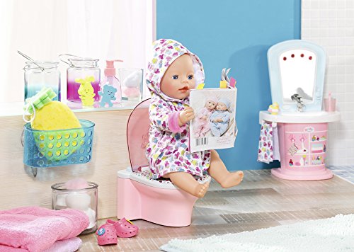 Zapf Creation Baby Born interactive Toilet pink 21 cm 823903 - Colorland Toys