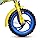 Bicycle 12 BDF Yellow/Blue