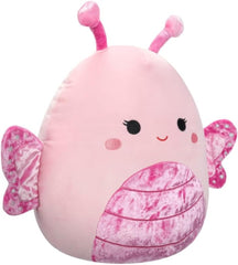 Squishmallow Velvet Mogo The Light Pink Butterfly Plush 12inch