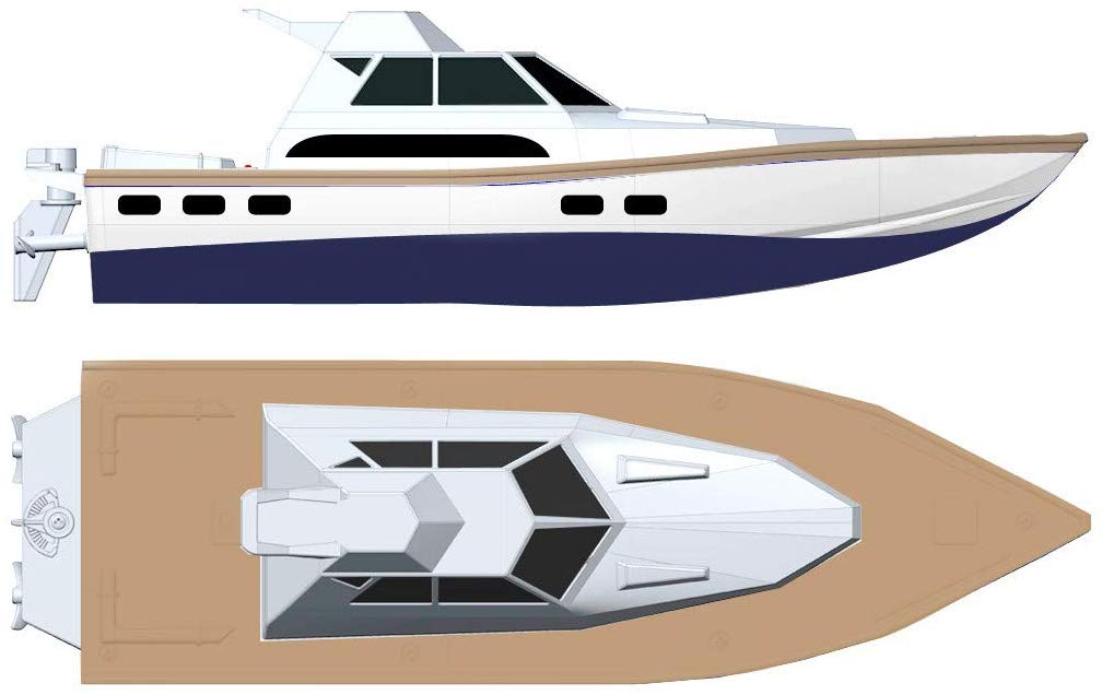 Maisto Tech Remote Control Police Boat 13.4 Inches Long Range 30 Meter 2.4GHz - Colorland Toys