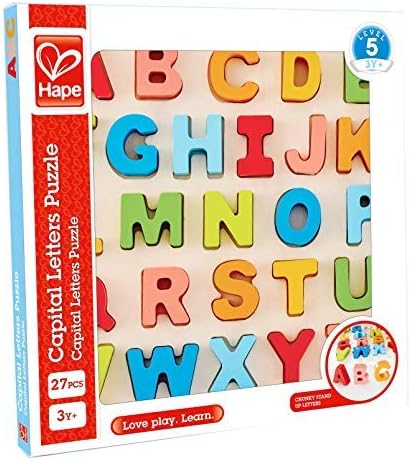 Hape Chunky Alphabet Puzzle E1551 - Colorland Toys