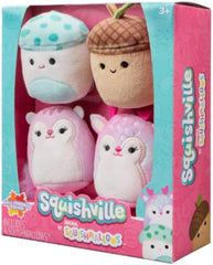 Squishmallows Squishville Mini Fall Friends Squad 4 Pieces