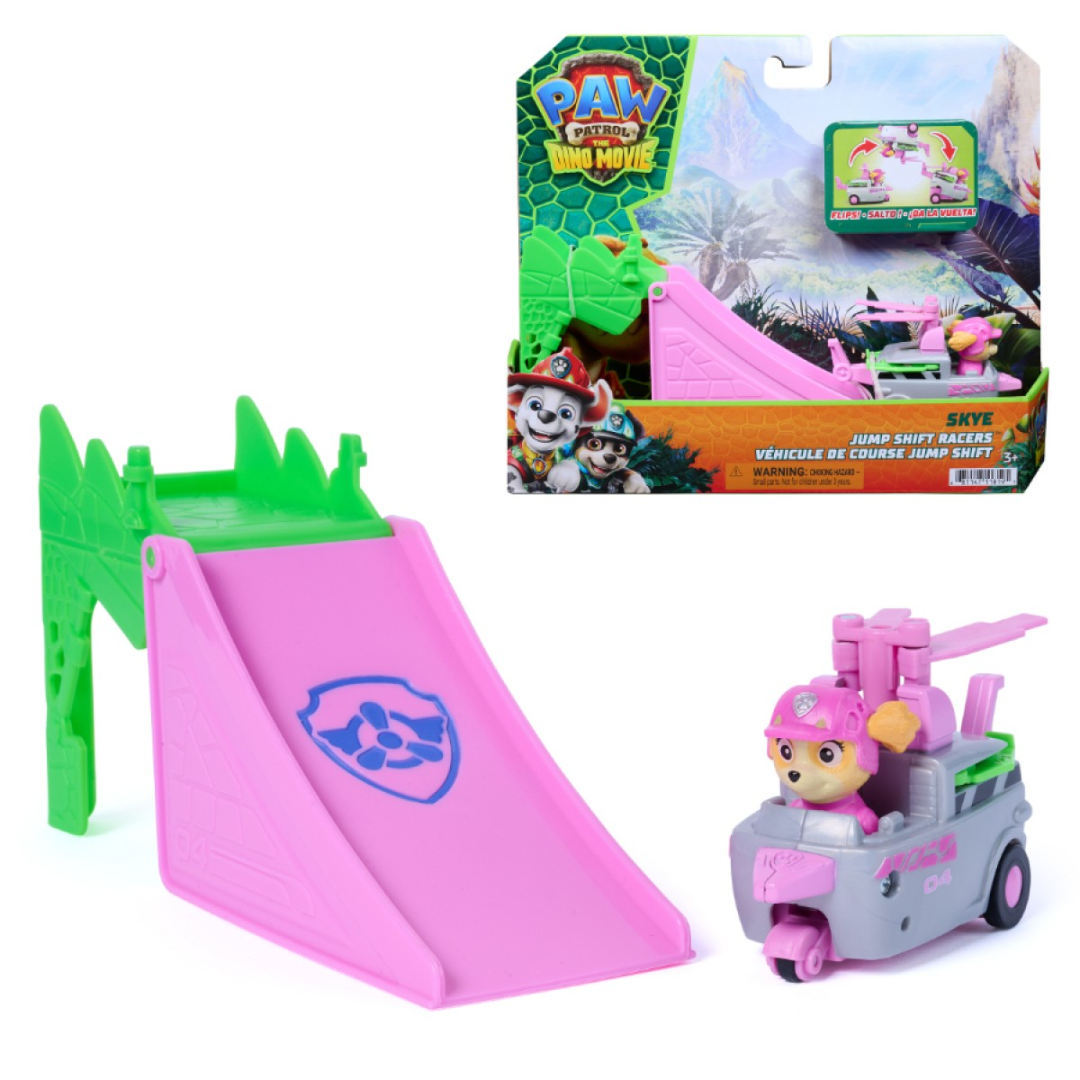 Paw Patrol: The Dino Movie, Pup Squad Jump Shift Flip Racers - Assorted — image 5