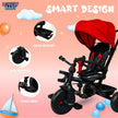577HC Tricycle for Kids, Grey, Ages 1-3