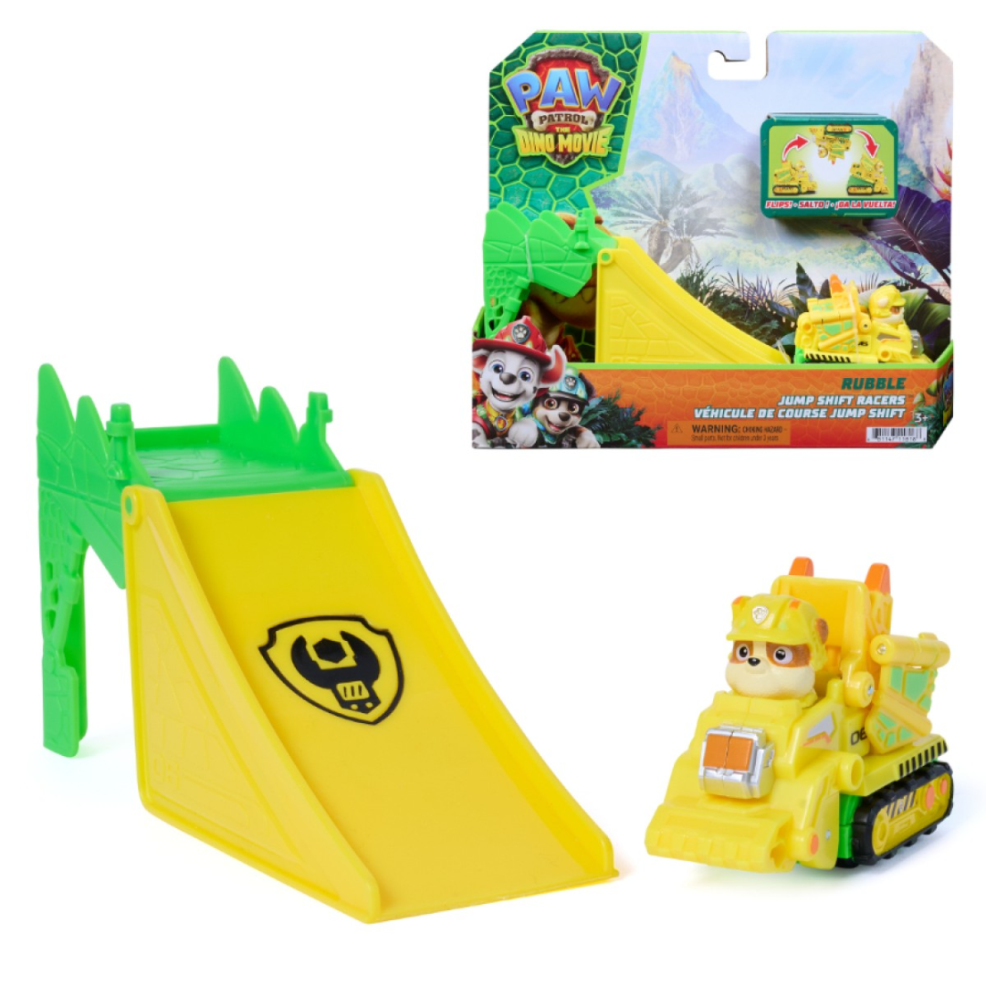 Paw Patrol: The Dino Movie, Pup Squad Jump Shift Flip Racers - Assorted — image 4