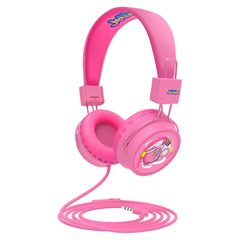 Booma Beats Wired Headphones (Pink)