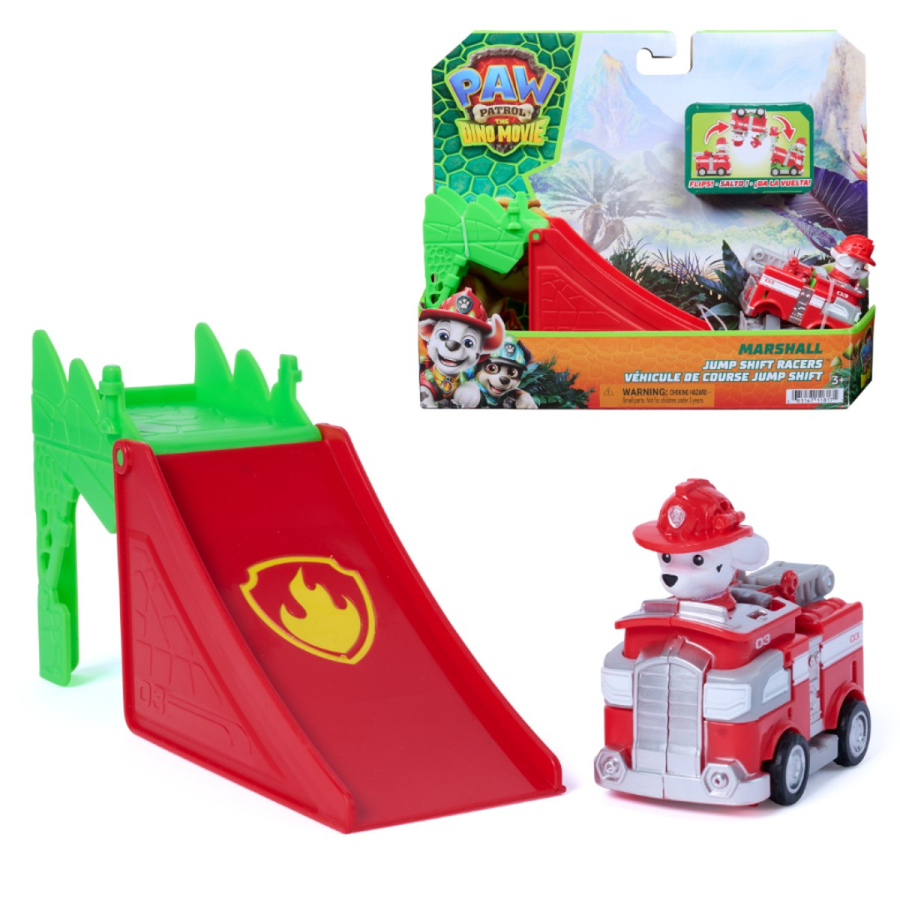 Paw Patrol: The Dino Movie, Pup Squad Jump Shift Flip Racers - Assorted — image 2