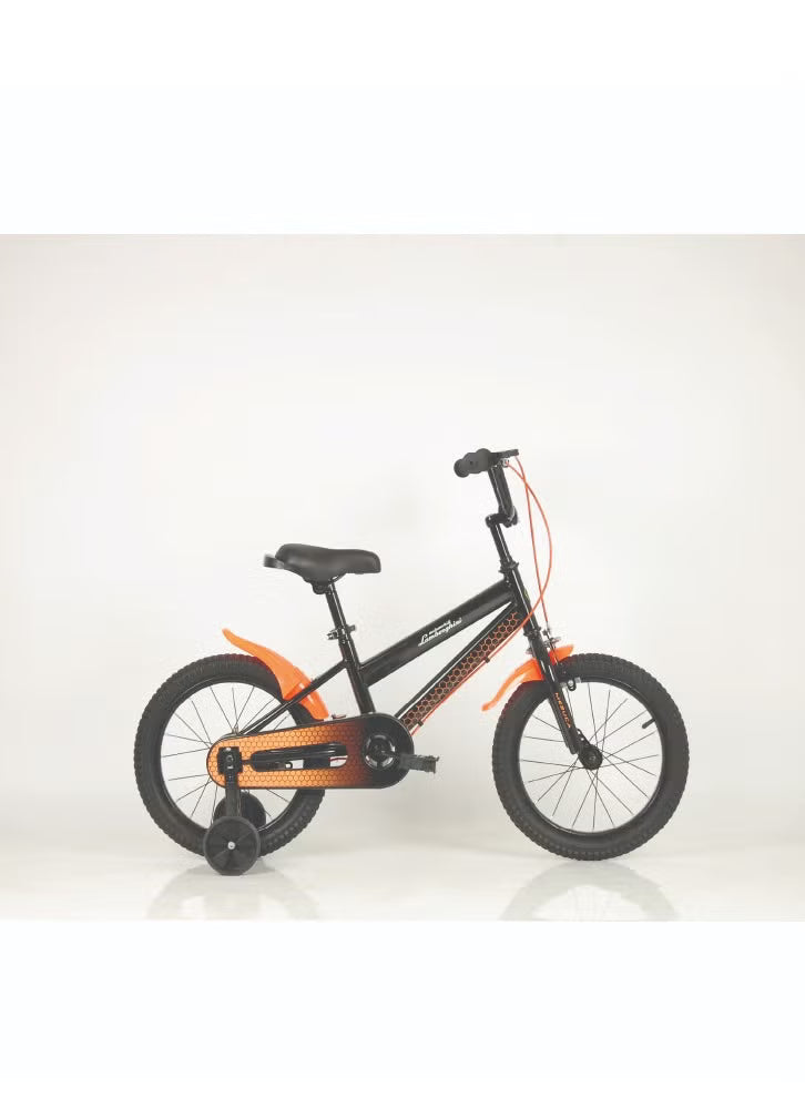 Lamborghini Kids Bicycle 16 Inch Black/Orange LBK013-OM - Colorland Toys