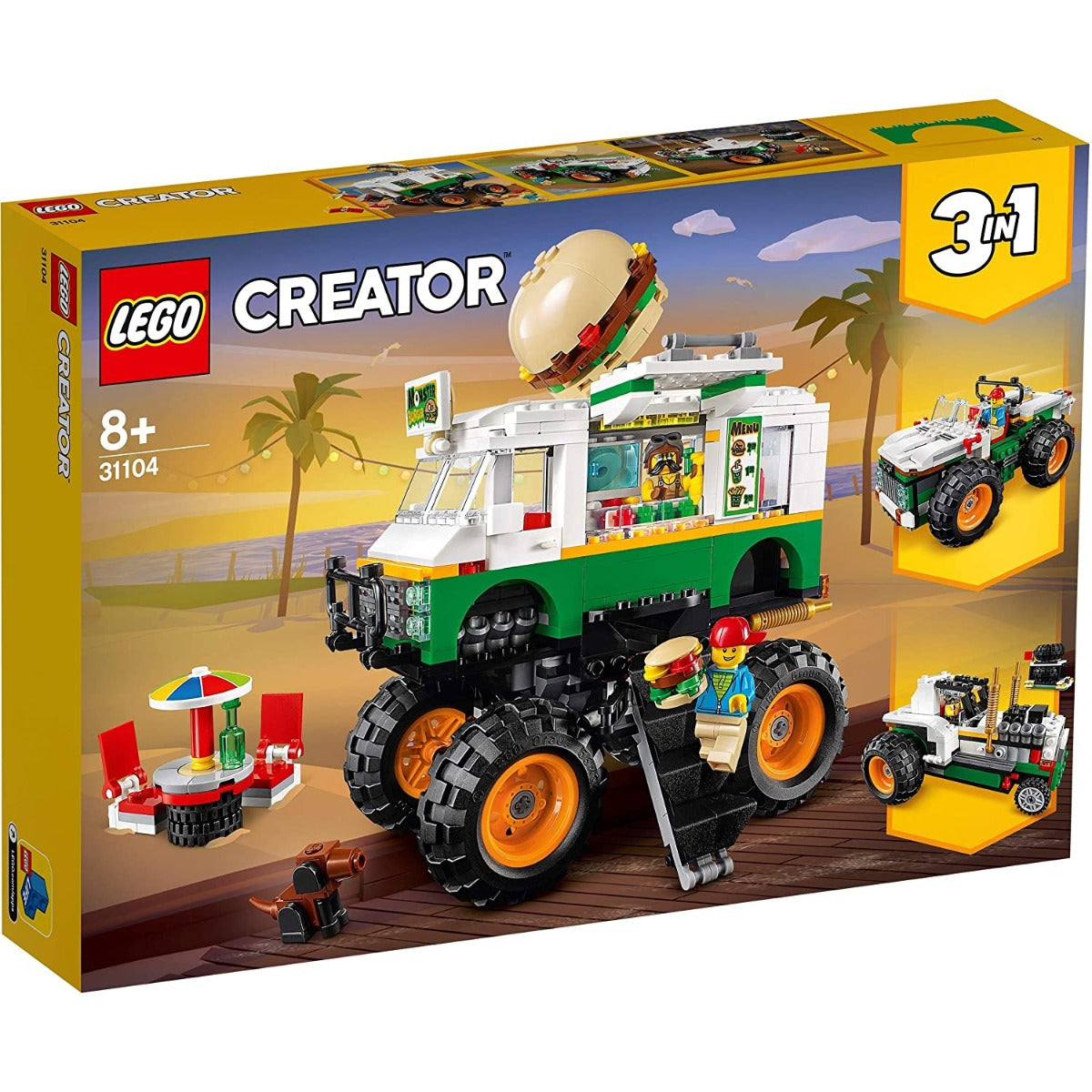 Lego Creator 3-in-1 Monster Burger Truck Toy - Colorland Toys