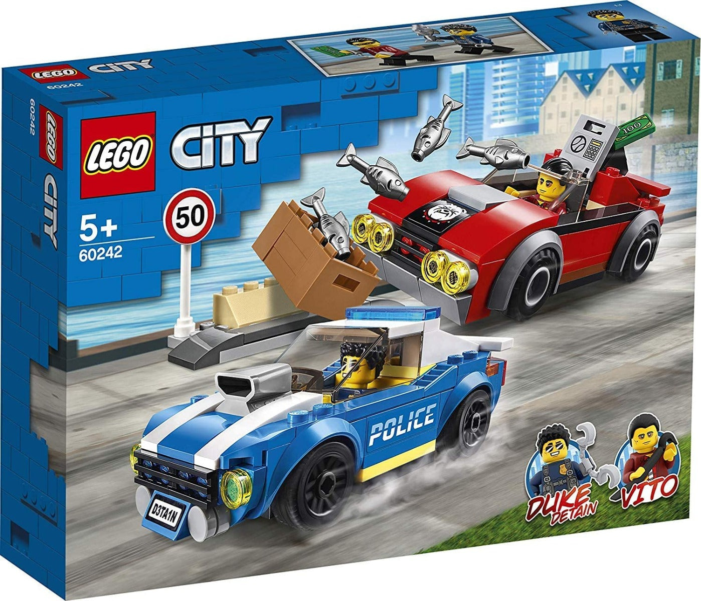 LEGO City Police Highway Arrest 60242 - Colorland Toys