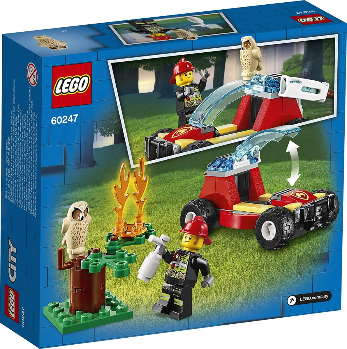 LEGO City Forest Fire Building Set 60247 - Colorland Toys
