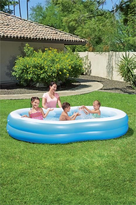 Bestway The Big Lagoon Family Pool 87x62x18 inch 54117 - Colorland Toys
